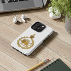 Golden Lion Emblem Tough iPhone series white SPOKE  Case -قاب گوشی آیفون طرح نشان شاهنشاهی پهلوی
