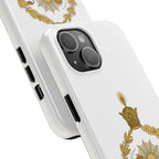 Golden Lion Emblem Tough iPhone series white SPOKE  Case -قاب گوشی آیفون طرح نشان شاهنشاهی پهلوی
