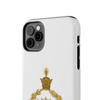 Golden Lion Emblem Tough iPhone series white SPOKE  Case -قاب گوشی آیفون طرح نشان شاهنشاهی پهلوی