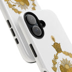 Golden Lion Emblem Tough iPhone series white SPOKE  Case -قاب گوشی آیفون طرح نشان شاهنشاهی پهلوی